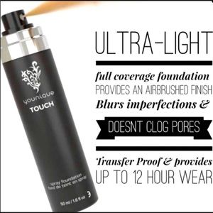 Younique Touch Spray Foundation in the color Taffeta.